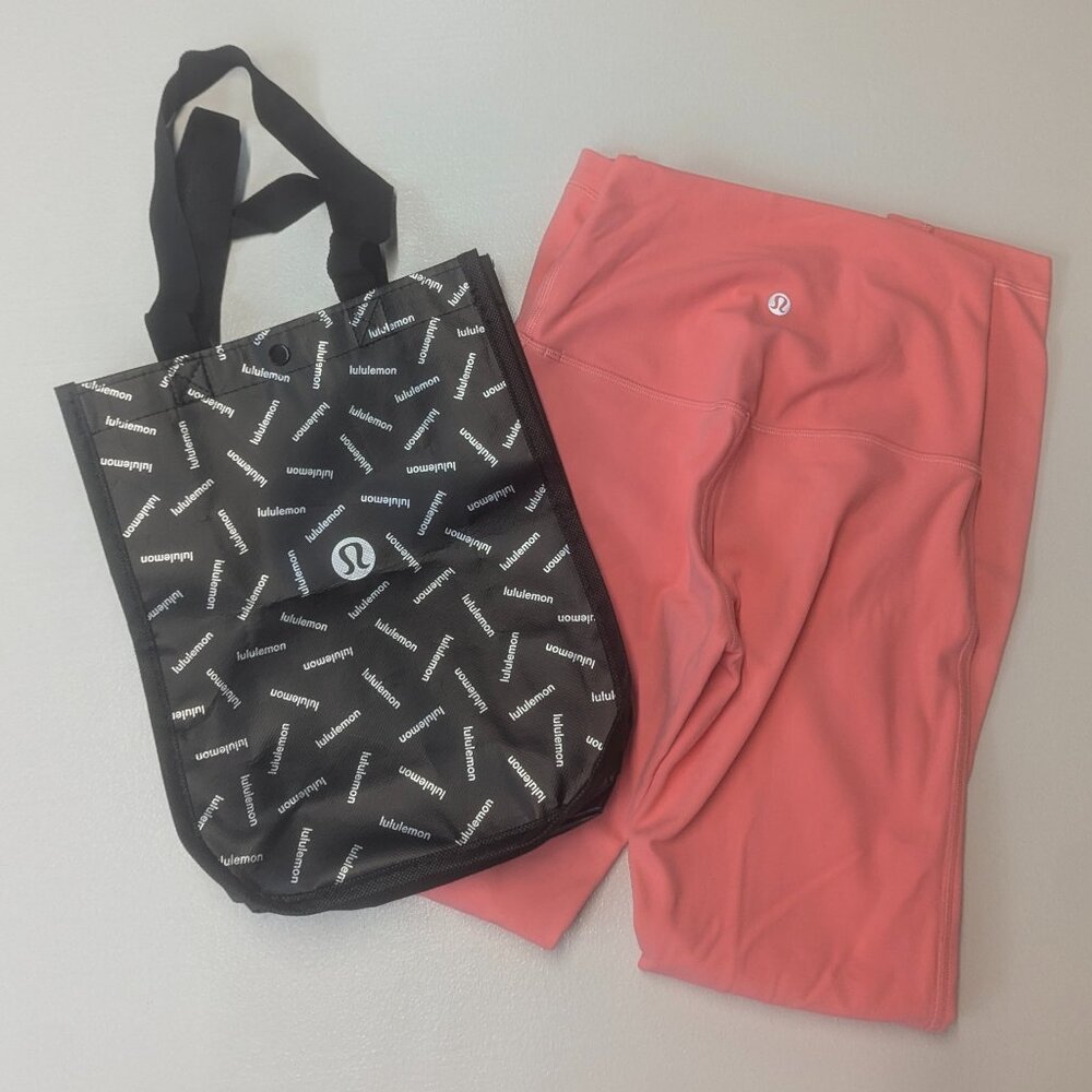 Lululemon Align High-Rise Pant 25" Raspberry Cream Size 2